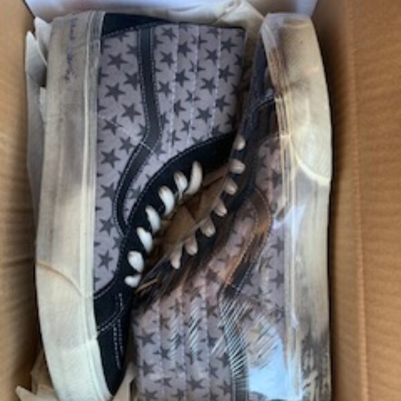 Vans Bianca Chandôn x Sk8-Hi Reissue VLT LX 'Stressed Black' | New - Picture 1 of 9